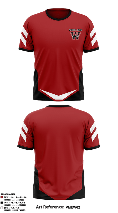 Wichita Falls High School Golf 85972251 Short Sleeve Performance Shirt - 1