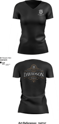 Davidson Forge 39779422 Women's Short Sleeve V-neck Shirt - 1