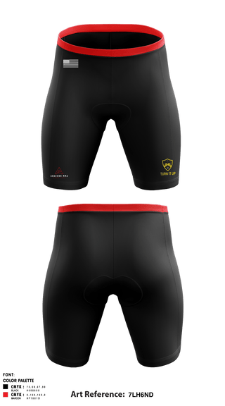 Men's Compression Shorts, Turn It Up MMA, Wrestling, Teamtime, Team time, sublimation, custom sports apparel, team uniforms, spirit wear, spiritwear, sports uniforms, custom shirts, team store, custom team store, fundraiser sports, apparel fundraiser