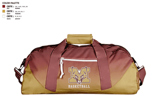 Duffle Bag, Marion High School Basketball, Women's Basketball, Teamtime, Team time, sublimation, custom sports apparel, team uniforms, spirit wear, spiritwear, sports uniforms, custom shirts, team store, custom team store, fundraiser sports, apparel fundraiser