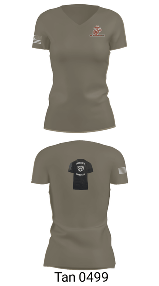 Women's Short Sleeve Vneck Shirt, , Marines, Teamtime, Team time, sublimation, custom sports apparel, team uniforms, spirit wear, spiritwear, sports uniforms, custom shirts, team store, custom team store, fundraiser sports, apparel fundraiser