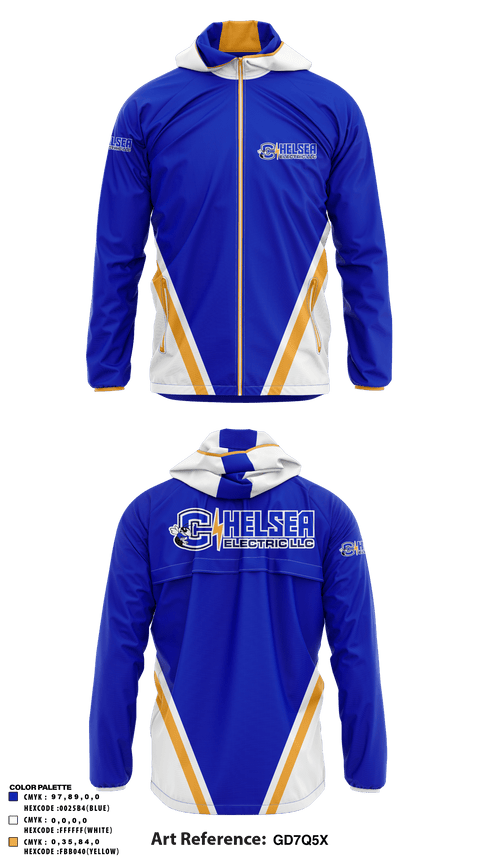 Windbreaker, Chelsea Electric LLC, , Teamtime, Team time, sublimation, custom sports apparel, team uniforms, spirit wear, spiritwear, sports uniforms, custom shirts, team store, custom team store, fundraiser sports, apparel fundraiser