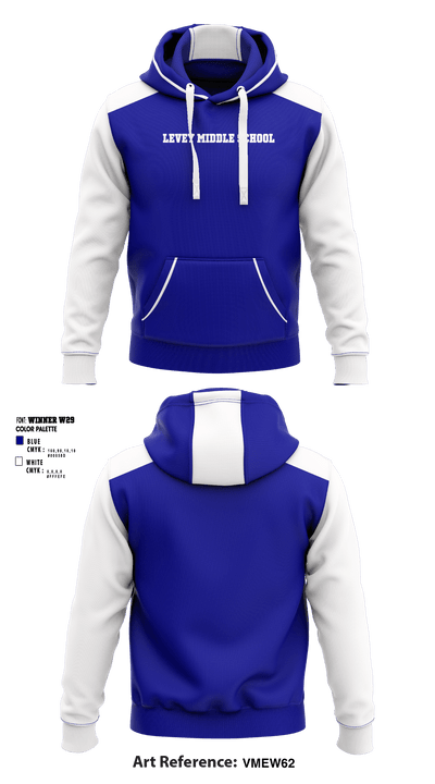 Levey Middle School 10948605 Hoodie - 1