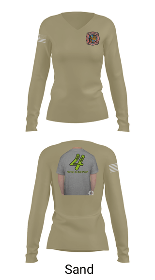 Women's Long Sleeve Vneck Shirt, , Fire Department, Teamtime, Team time, sublimation, custom sports apparel, team uniforms, spirit wear, spiritwear, sports uniforms, custom shirts, team store, custom team store, fundraiser sports, apparel fundraiser