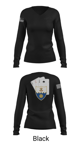 Women's Long Sleeve Vneck Shirt, , Army, Teamtime, Team time, sublimation, custom sports apparel, team uniforms, spirit wear, spiritwear, sports uniforms, custom shirts, team store, custom team store, fundraiser sports, apparel fundraiser