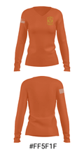 Trevor G. Browne 7825147 Women's Long Sleeve V-neck Shirt - 36