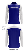 Levey Middle School 10948605 Long Sleeve Performance Shirt - 1