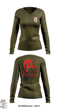 1/7 46871657 Women's Long Sleeve V-neck Shirt - 1