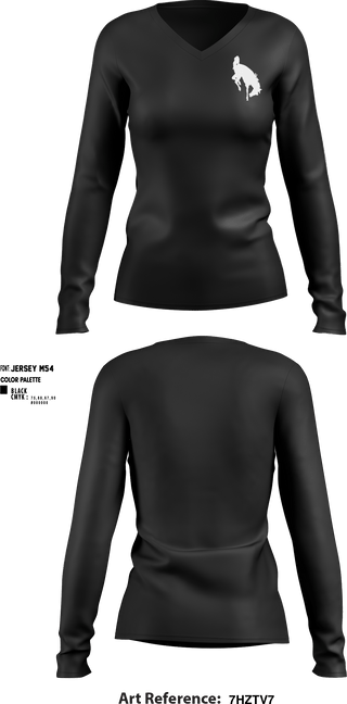 Women's Long Sleeve Vneck Shirt, Jackson Hole High School Soccer, Women's Soccer, Teamtime, Team time, sublimation, custom sports apparel, team uniforms, spirit wear, spiritwear, sports uniforms, custom shirts, team store, custom team store, fundraiser sports, apparel fundraiser