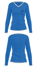 Worcester Technical High School Field Hockey 60749140 Women's Long Sleeve V-neck Shirt - 22