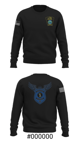 Crew Neck Sweatshirt, , Police, Teamtime, Team time, sublimation, custom sports apparel, team uniforms, spirit wear, spiritwear, sports uniforms, custom shirts, team store, custom team store, fundraiser sports, apparel fundraiser