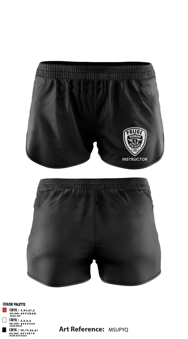 Ranger Panties, Richmond Police, Police, Teamtime, Team time, sublimation, custom sports apparel, team uniforms, spirit wear, spiritwear, sports uniforms, custom shirts, team store, custom team store, fundraiser sports, apparel fundraiser