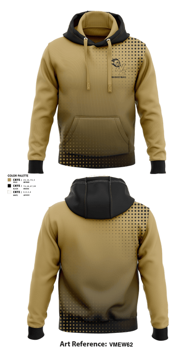 Northeast Metropolitan Regional Technical Vocational High School Basketball 39787016 Hoodie - 1