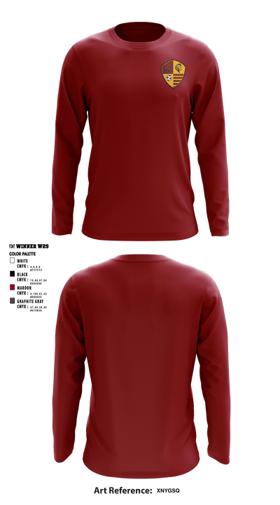 Shadow Ridge High School Soccer 91424310 Long Sleeve Performance Shirt - 7