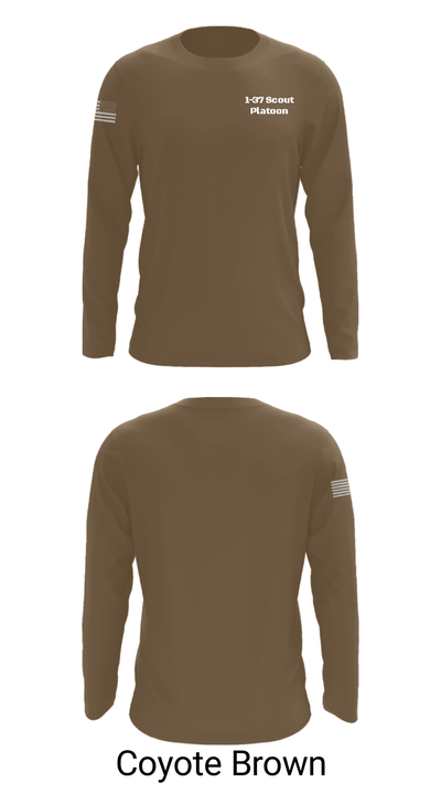 1-37 Scout Platoon 26668107 Long Sleeve Performance Shirt - 11
