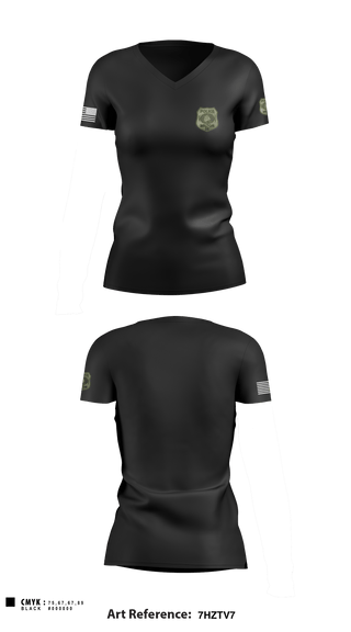 Women's Short Sleeve Vneck Shirt, , Police, Teamtime, Team time, sublimation, custom sports apparel, team uniforms, spirit wear, spiritwear, sports uniforms, custom shirts, team store, custom team store, fundraiser sports, apparel fundraiser