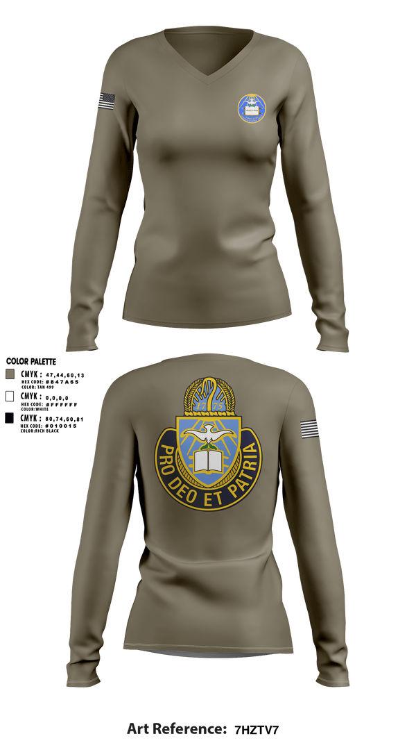 Women's Long Sleeve Vneck Shirt, , Army, Teamtime, Team time, sublimation, custom sports apparel, team uniforms, spirit wear, spiritwear, sports uniforms, custom shirts, team store, custom team store, fundraiser sports, apparel fundraiser