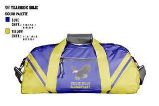 Duffle Bag, Shiloh Hills Elementary, Spirit Store, Teamtime, Team time, sublimation, custom sports apparel, team uniforms, spirit wear, spiritwear, sports uniforms, custom shirts, team store, custom team store, fundraiser sports, apparel fundraiser