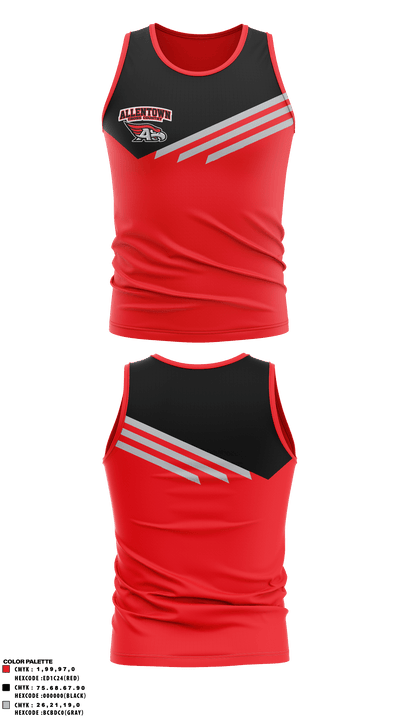 Allentown High School Cross Country 43454179 Tank Top - 1