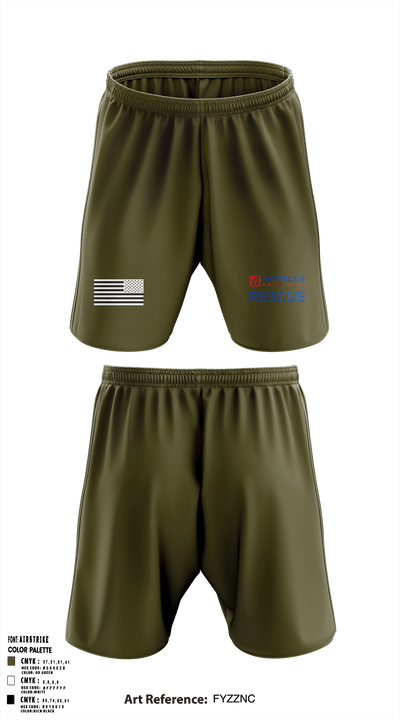 American Ambulance Rescue 49557589 Athletic Shorts With Pockets - 4