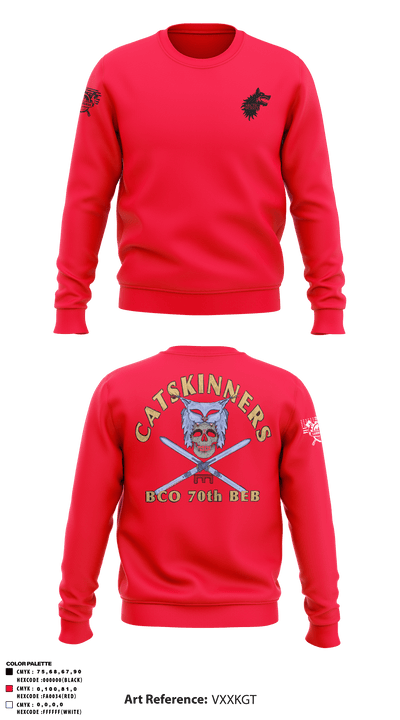 B Co 70th BEB 48404019 Crew Neck Sweatshirt - 2