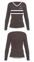 Long Prairie-Grey Eagle High School Football 55876692 Women's Long Sleeve V-neck Shirt - 17