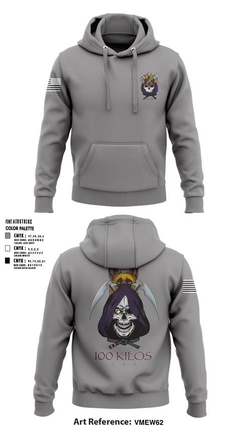 Hoodie, 100 kilos, , Teamtime, Team time, sublimation, custom sports apparel, team uniforms, spirit wear, spiritwear, sports uniforms, custom shirts, team store, custom team store, fundraiser sports, apparel fundraiser