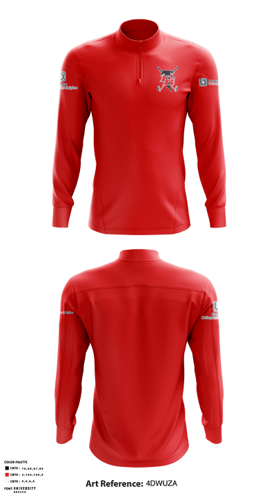 Flowery Branch Golf 78057544 Quarter Zip Jacket - 3