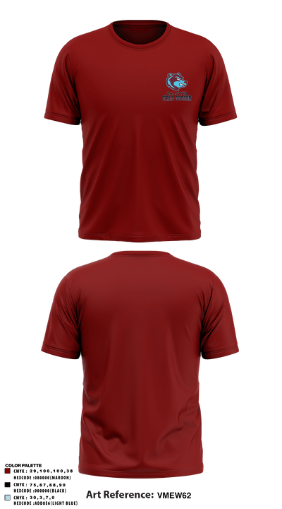 Baldwin High School 30634360 Short Sleeve Performance Shirt - 5