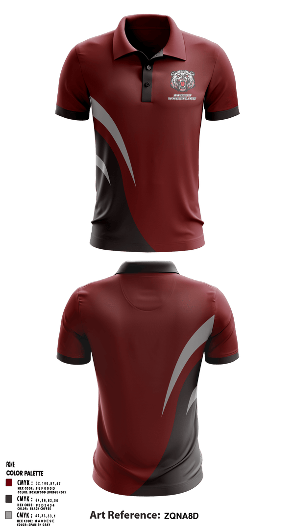 Short Sleeve Performance Polo, BRUINS, Wrestling, Teamtime, Team time, sublimation, custom sports apparel, team uniforms, spirit wear, spiritwear, sports uniforms, custom shirts, team store, custom team store, fundraiser sports, apparel fundraiser
