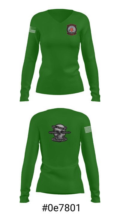 2nd LAAD 92672596 Women's Long Sleeve V-neck Shirt - 37