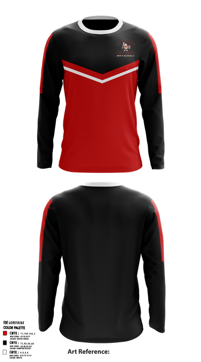 Pancake Batters 5583161 Long Sleeve Performance Shirt - 1