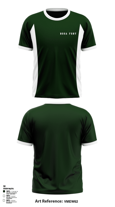 Rosa Fort High School 94859742 Short Sleeve Performance Shirt - 1