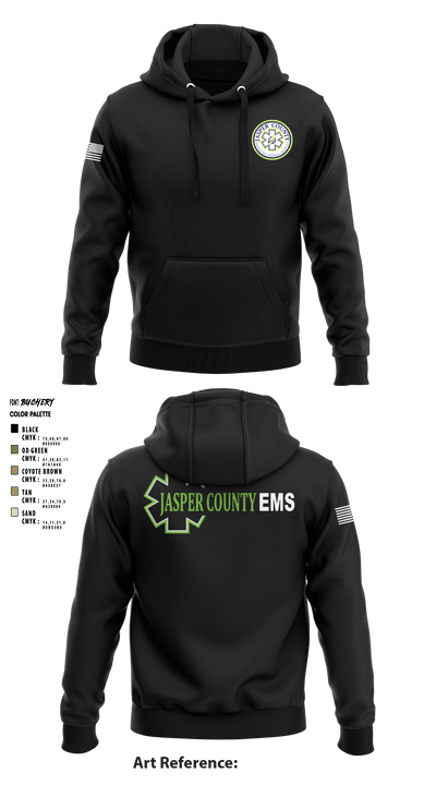 Jasper County EMS 69252235 Hoodie - 1