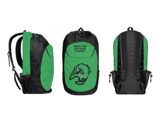 Gear Bag, Prairie View High School Volleyball, Women's Volleyball, Teamtime, Team time, sublimation, custom sports apparel, team uniforms, spirit wear, spiritwear, sports uniforms, custom shirts, team store, custom team store, fundraiser sports, apparel fundraiser