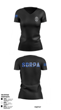 SDRPA 74726956 Women's Short Sleeve V-neck Shirt - 1