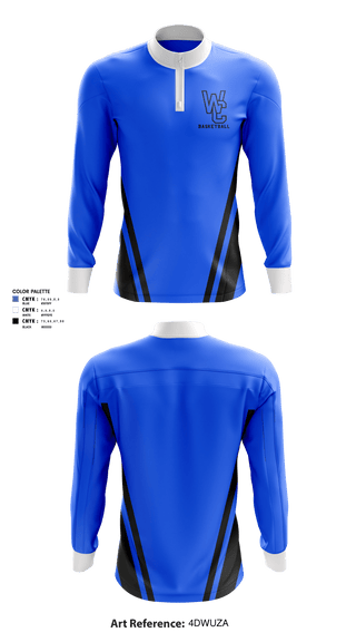 Quarter Zip Jacket, Washington County High School Basketball, Men's Basketball, Teamtime, Team time, sublimation, custom sports apparel, team uniforms, spirit wear, spiritwear, sports uniforms, custom shirts, team store, custom team store, fundraiser sports, apparel fundraiser