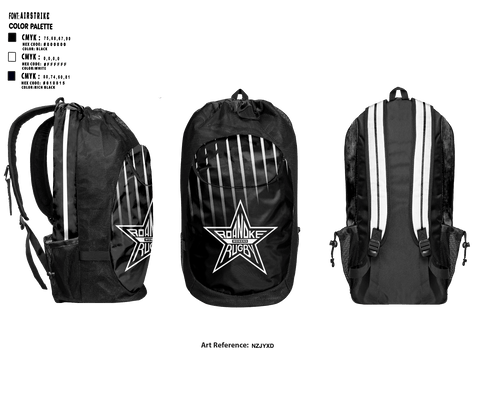 Gear Bag, Roanoke Rugby, Rugby, Teamtime, Team time, sublimation, custom sports apparel, team uniforms, spirit wear, spiritwear, sports uniforms, custom shirts, team store, custom team store, fundraiser sports, apparel fundraiser