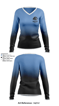 Paetow High School Tennis 24931552 Women's Long Sleeve V-neck Shirt - 1