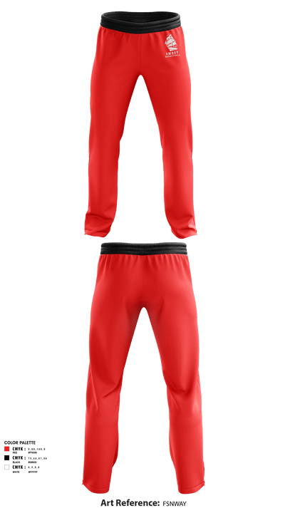 Amboy High School Basketball 64225119 Sweatpants - 1