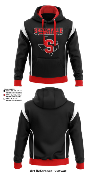 Hoodie, Shelbyville High School Basketball, Women's Basketball, Teamtime, Team time, sublimation, custom sports apparel, team uniforms, spirit wear, spiritwear, sports uniforms, custom shirts, team store, custom team store, fundraiser sports, apparel fundraiser