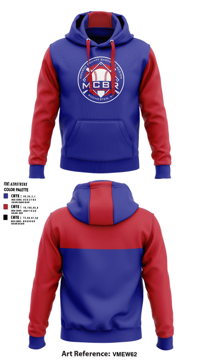 Monroe County Baseball Region 8117785 Hoodie - 2
