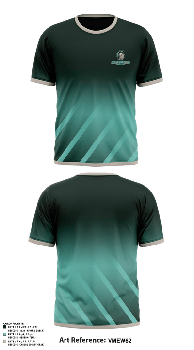 John S Battle High School Soccer 24633224 Short Sleeve Performance Shirt - 1