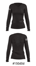 HING CERFP 61368165 Women's Long Sleeve V-neck Shirt - 36