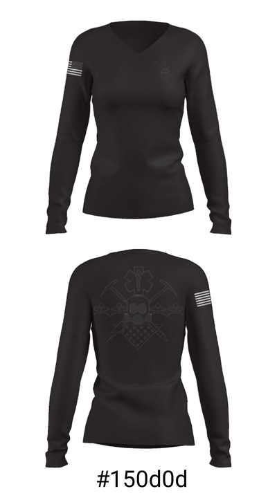 HING CERFP 61368165 Women's Long Sleeve V-neck Shirt - 36