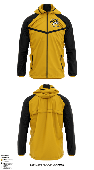 Windbreaker, Elmwood Park High School, School Spirit Store, Teamtime, Team time, sublimation, custom sports apparel, team uniforms, spirit wear, spiritwear, sports uniforms, custom shirts, team store, custom team store, fundraiser sports, apparel fundraiser