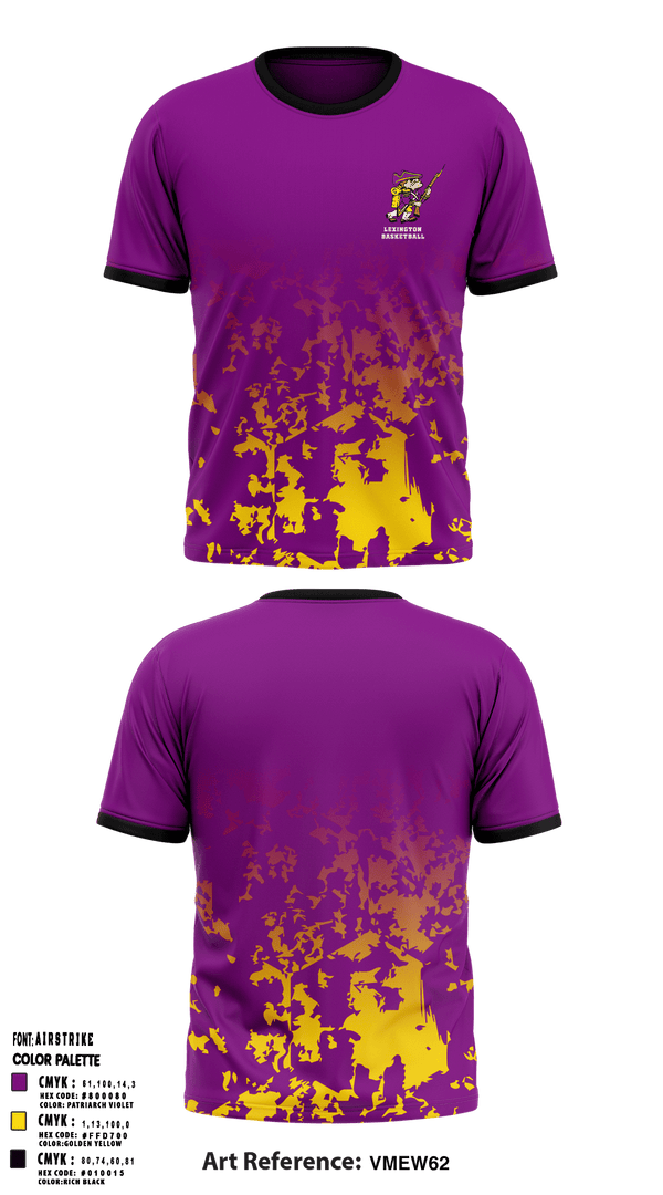 Short Sleeve Performance Shirt, Lexington High School Basketball, Men's Basketball, Teamtime, Team time, sublimation, custom sports apparel, team uniforms, spirit wear, spiritwear, sports uniforms, custom shirts, team store, custom team store, fundraiser sports, apparel fundraiser