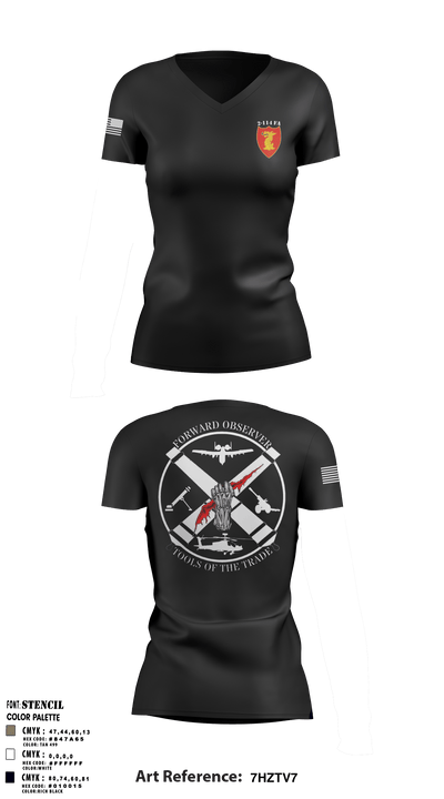 2-114 FA 35913271 Women's Short Sleeve V-neck Shirt - 6