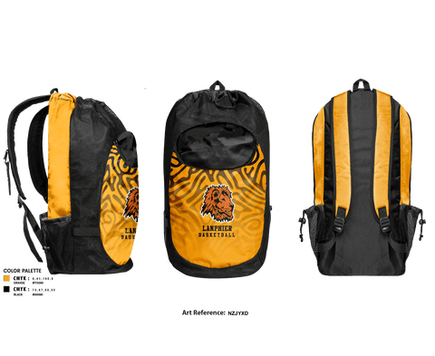 Gear Bag, Lanphier High School Basketball, Men's Basketball, Teamtime, Team time, sublimation, custom sports apparel, team uniforms, spirit wear, spiritwear, sports uniforms, custom shirts, team store, custom team store, fundraiser sports, apparel fundraiser