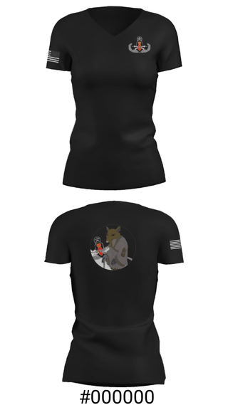 Women's Short Sleeve Vneck Shirt, , Army, Teamtime, Team time, sublimation, custom sports apparel, team uniforms, spirit wear, spiritwear, sports uniforms, custom shirts, team store, custom team store, fundraiser sports, apparel fundraiser